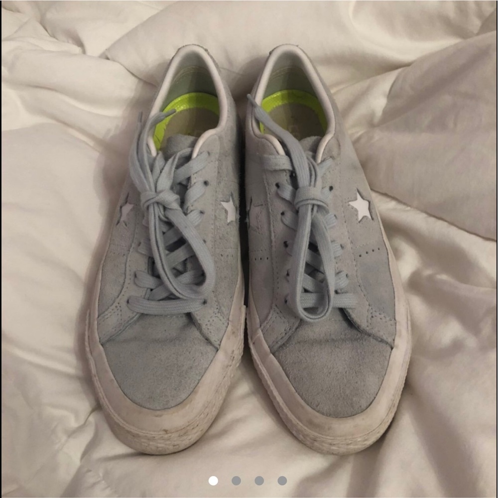 light blue One Star Converse
